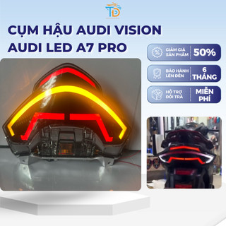 Cụm hậu Audi vision Audi led A7 pro lắp cho vision từ 2021-2025 lắp đặt để dàng Bảo hành 6 tháng