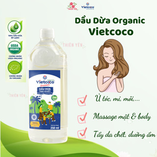 [ Dầu dừa Vietcoco ] Dầu dừa dưỡng ẩm, massage dưỡng tóc, skincare, dưỡng mi, dưỡng môi, tẩy da chết