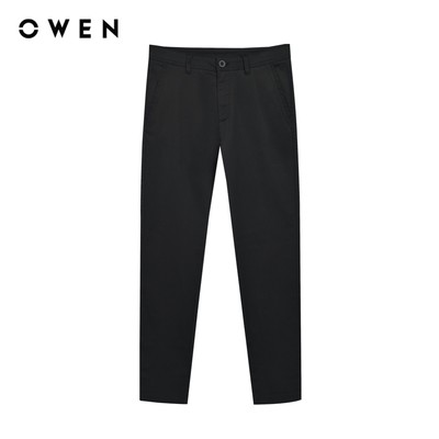 Owen - Quần khaki Regularfit QKR251269 màu Xám đậm chất liệu CVC Spandex