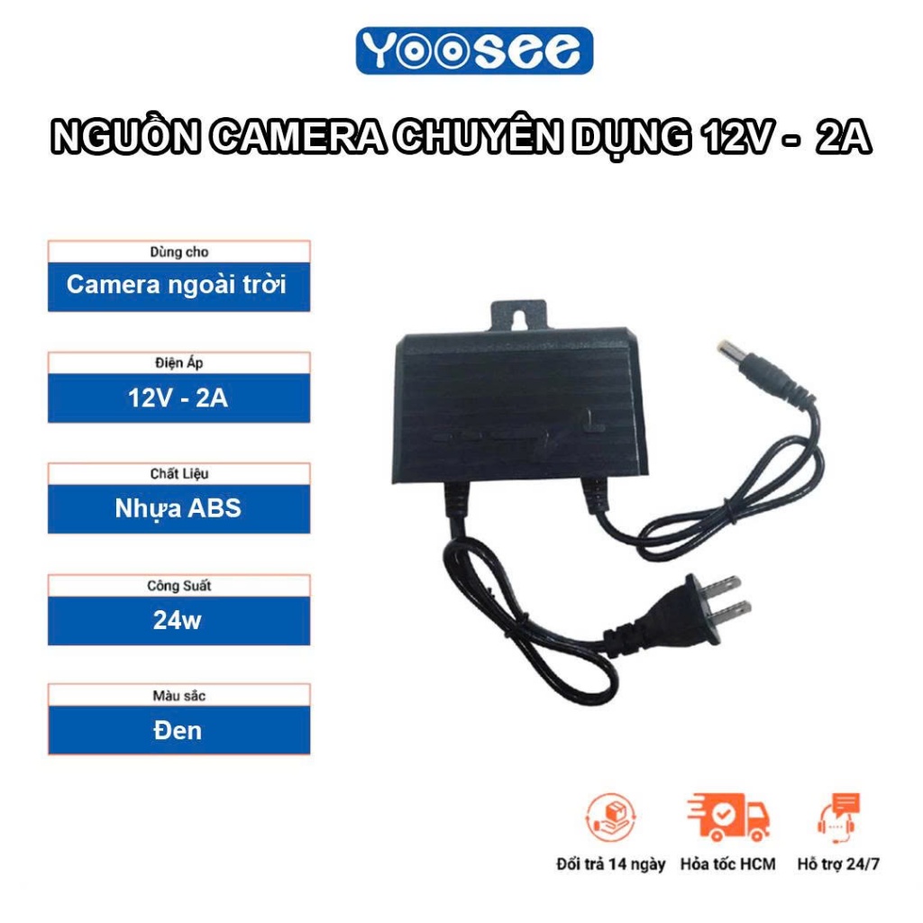 Nguồn Camera chuyên dụng 12V 2A và 5V2A