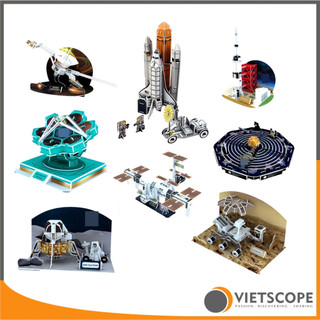 Bộ lắp ráp mô hình 3D Buildream Tên lửa Saturn V - MH001