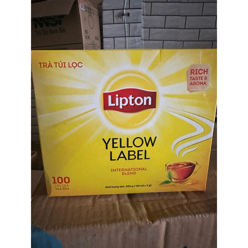 Trà Lipton Túi Lọc 100 túi Date tới 25/9/2025