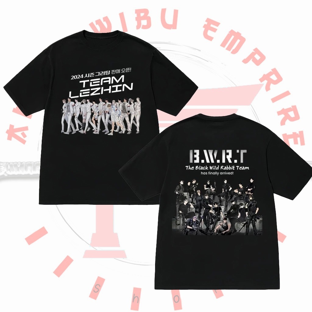 Áo thun TEAM LEZHIN - TEAM BLACK Manhwa Jinx Outfit Joo hot nhất mới nhất, đủ size