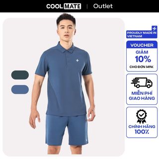   Outlet Không đổi trả  Áo Polo Coolmate thể thao Graphene thoáng khí co giãn 