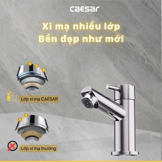 Vòi Chậu Lavabo Lạnh B040C - CAESAR (Hàng Chính Hãng)
