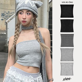  Áo ống VSS Chính Hãng Unisex Nữ Form Ôm Croptop Tôn Dáng Croptop Nhũ Kim Tuyến Lấp Lánh - VAO01 