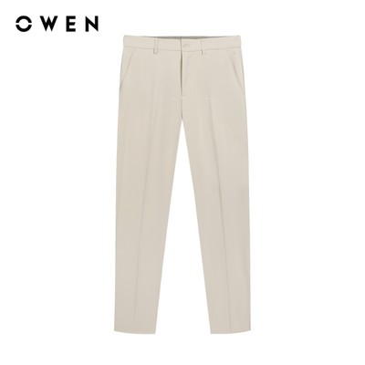 Owen - Quần tây J-Form QTJ252412 màu Be chất liệu Smart polyester