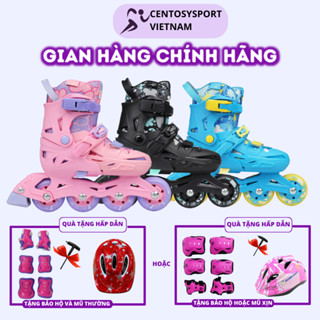  Giày patin trẻ em  Centosy  Flying Eagle NT2 Pro - Bánh cao su đặc form nhựa an toàn 