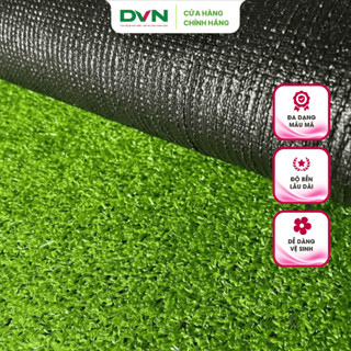 Thảm cỏ nhân tạo trải sàn DVN thảm cỏ decor trang trí nhựa 10mm đế PU tráng gương làm sân chơi sự kiện đám cưới S18F