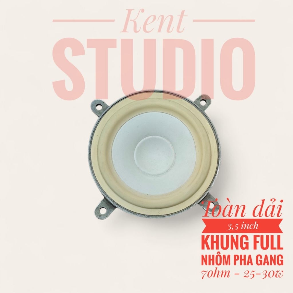 loa toàn dải 3,5 inch từ neo, khung full nhôm gang 7ohm 25-30w ( cùng nhà sản xuất của vifa )
