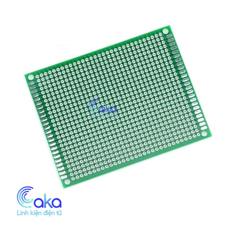 Mạch PCB Đục Lỗ 2 Mặt 7x9 cm FR4 Màu Xanh – Loại Tốt
