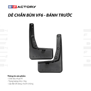Chắn Bùn dành cho xe VF6 - B-factory Giảm tối đa bùn bẩn văng lên hông xe