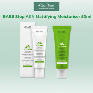 Kem dưỡng ẩm, giúp làm giảm mụn BABE Stop AKN Mattifying Moisturiser 50ml | Cây Rơm Cosmetics