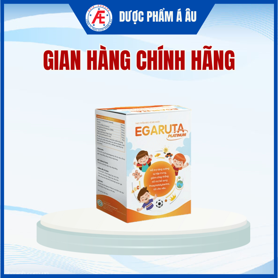 Cốm Egaruta Platinum dành cho trẻ trên 6 tuổi thiếu tập trung, căng thẳng