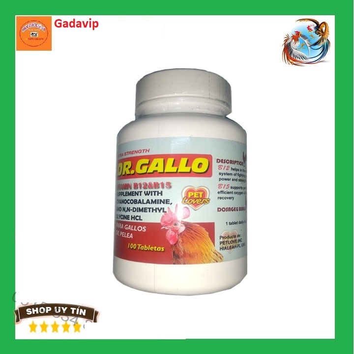 Dr.Gallo Tăng bo đá cho gà (gấp 3 b15b12)
