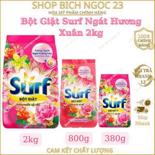 Bột Giặt Surf Ngát Hương Xuân 380g, 800g, 2kg
