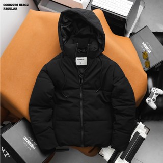 [FORM RỘNG] Áo khoác phao nam HEBOZ có nón 1M, áo lạnh giữ ấm chần bông cao cấp - 00002759