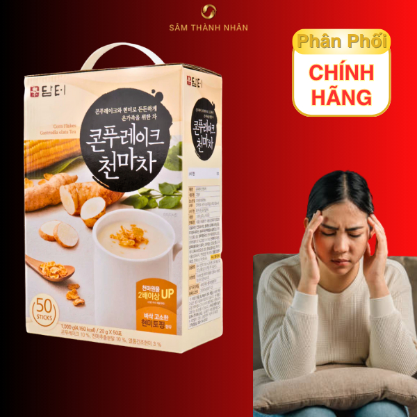Bột Ngũ Cốc Hàn Quốc Damtuh Thiên Ma Bắp Hộp 50 gói x 900g