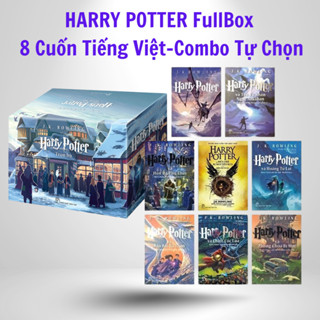 Bộ Sách Harry Potter Tiếng Việt Boxset 8 Cuốn - Harry potter Và Hòn Đá Phù Thủy, Phòng Chứa Bí Mật