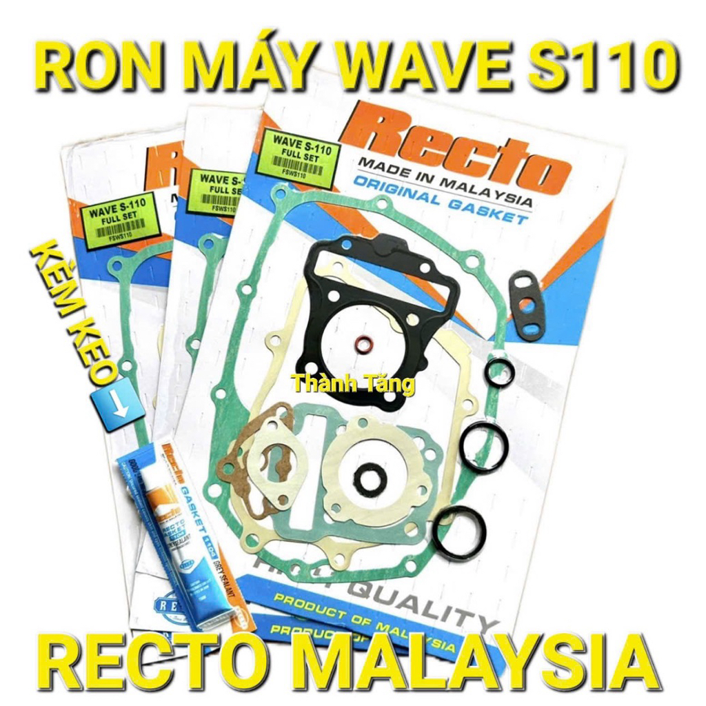 Ron máy Wave s110 [kèm keo dán ron] Recto malaysia