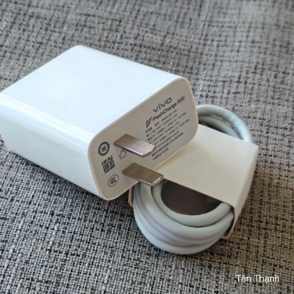 Bộ sạc zin bóc máy VIVO IQOO 90W (ĐÃ QUA SỬ DỤNG)