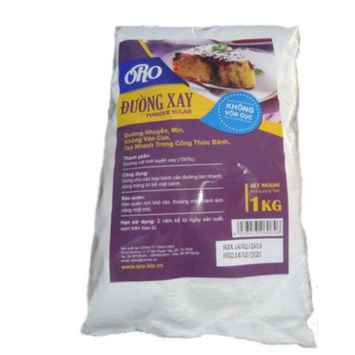 Đường xay ORO 1kg / Đường Icing
