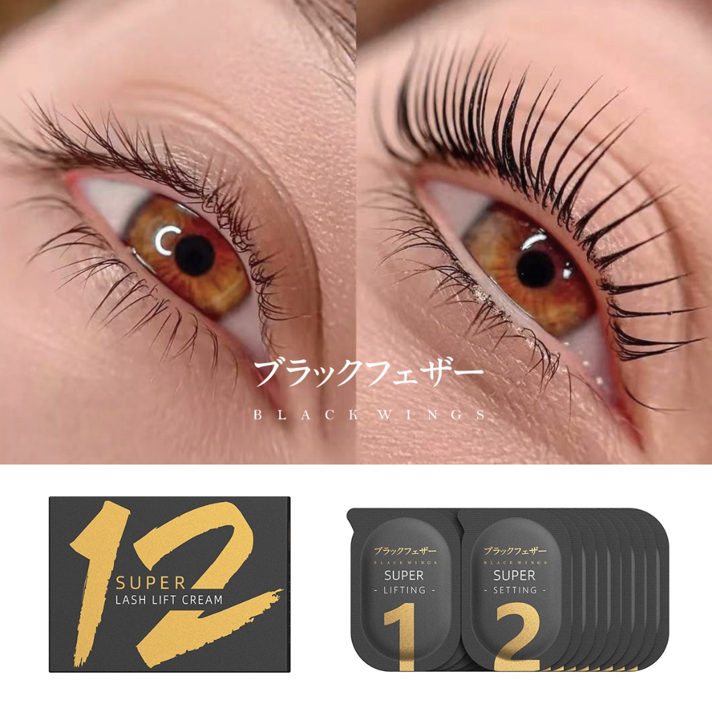 Set uốn mi Cao cấp Blackwings.Uốn mi siêu nhanh 7~9 phút