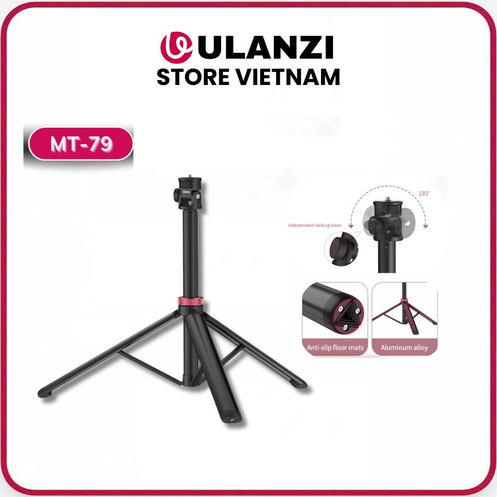 Ulanzi MT-79 - Chân Tripod Kéo Dài, Gấp Gọn (6.5'')
