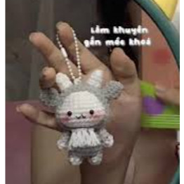 Móc Xích Bi làm móc chìa khoá, móc thú bông, móc treo quà đồ chơi handmade vải nỉ xinh xắn