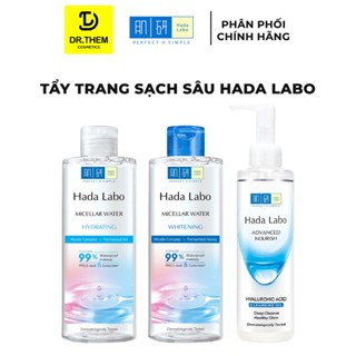 Tẩy Trang Sạch Sâu Hada Labo Micellar Water Whitening 240ml - 200ml (Dạng Dầu/Nước)- Dr Thêm