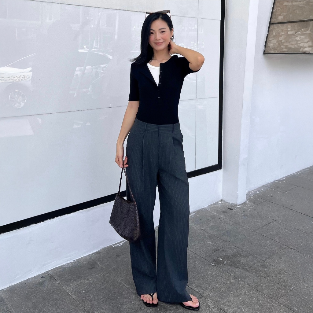 Áo thun tăm ngắn tay có khuy cơ bản Mono Talk - MFOT26Y-T20001FT | BigBuy360 - bigbuy360.vn