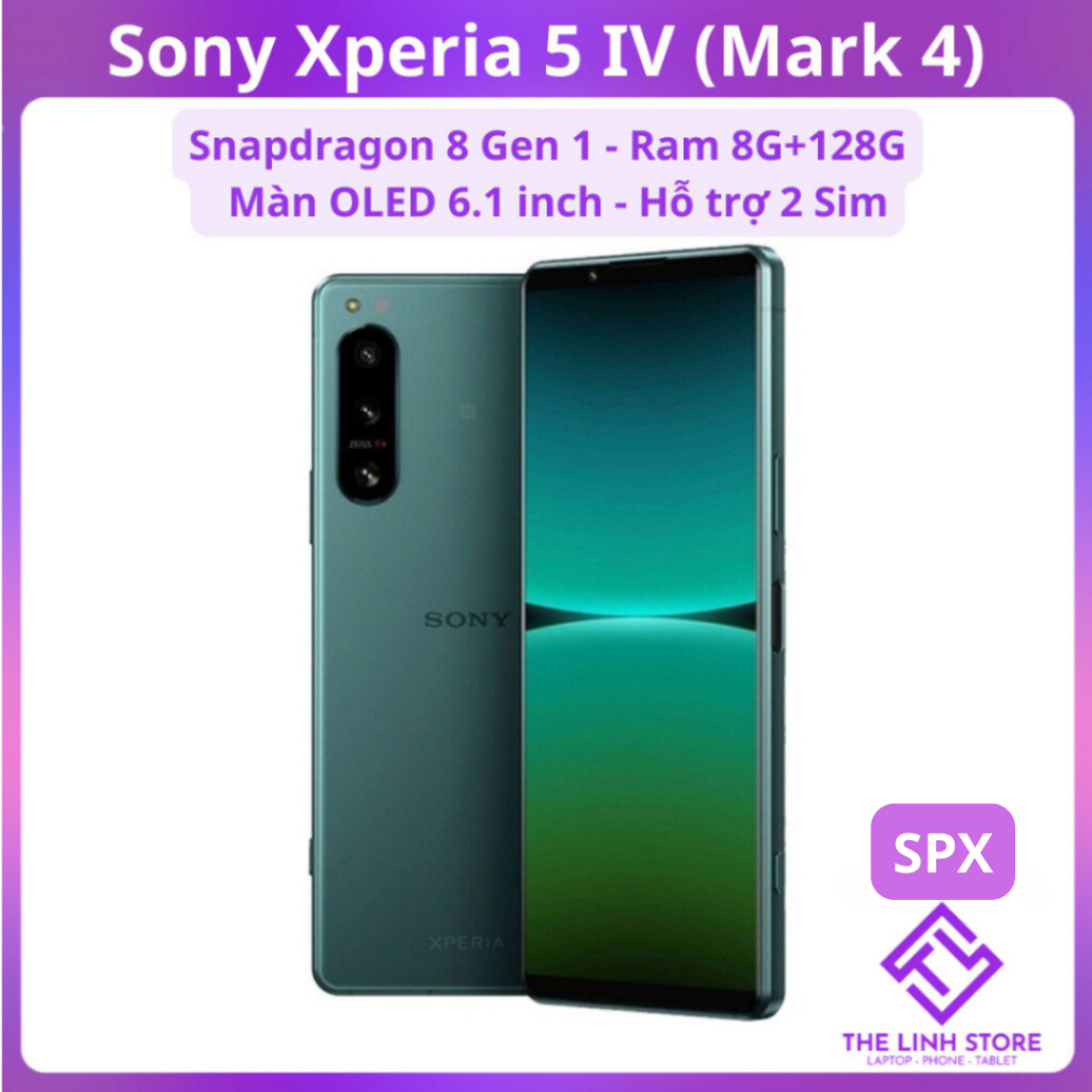  Điện thoại Sony Xperia 5 IV  X5 Mark 4   SPX   Màn OLED 120Hz - Snapdragon 8 Gen 1 