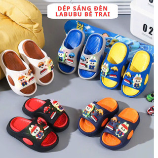  Dép đèn nháy cho bé trai Labubu cực đẹp  nhiều màu lựa chọn  dép 2 lớp êm chân  chống trơn trượt  size 24-35 