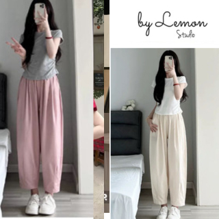 𝑷𝒊𝒏𝒌_𝑺𝒕𝒖𝒅𝒊𝒐//  Quần Lửng Baggy Đũi Nữ Cạp Cao Mát Mẻ - LM-905 Thiết Kế Đẹp Thoải Mái và Năng Động.