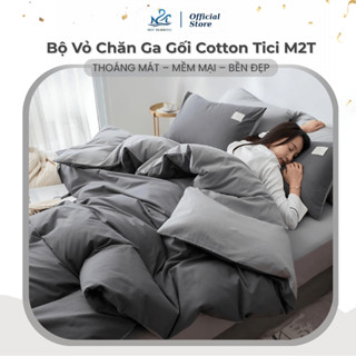 Bộ Vỏ Chăn Ga Gối Cotton Tici M2T Bedding Ga Giường Đủ Kích Thước Ga Giường - Không Kèm Ruột