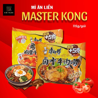  Mì Ăn Liền MASTER KONG Vị Bò Trứng Cà Chua Gà Hầm Nấm Hương - Kim Thịnh Food 