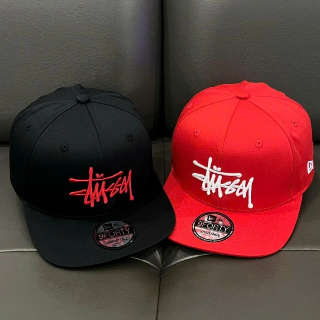 Mũ snapback, nón hiphop mỏ ngang stussy thêu chữ thể thao