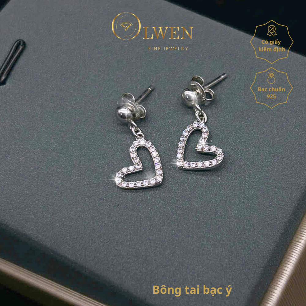 BÔNG TAI BẠC Ý - OLWEN FINE JEWELRY - 36477
