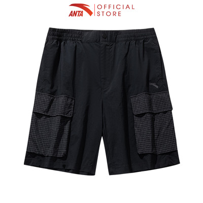 ANTA Nam Outdoor Camping Quần lửng vải dệt Woven Cropped Pants 1525B6505