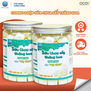 Combo 2 Hộp Sữa Chua Sấy Lạnh Vị Truyền Thống SỮA CHỊ VÀNG OFFICIAL (2x100gr)