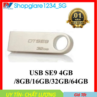 USB SE9 LOẠI 4GB 8GB 16GB 32GB 64GB - Vỏ Kim Loại, Chống Nước, Treo Móc Khóa - Mới 100% - BH 12 Tháng