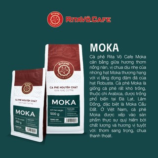 Cà phê rang xay Rita Võ Cafe Moka 500g