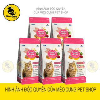 Hạt Mèo Today's Dinner 1kg Chính Hãng Hàn Quốc - Thức Ăn Khô Cho Mèo Mọi Lứa Tuổi