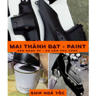 Màu Sơn Đen Nhựa Pp Chuyên Dùng nhựa Đen ( Sơn Oto Xe Máy )Đóng gói tuỳ chọn