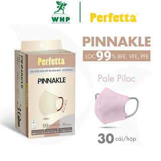  Khẩu Trang 5D Perfetta Pinnakle 30 Cái Hộp - Lớp Siêu Mềm Quai Đeo Thun Bông Lọc Bụi Mịn PM2.5 