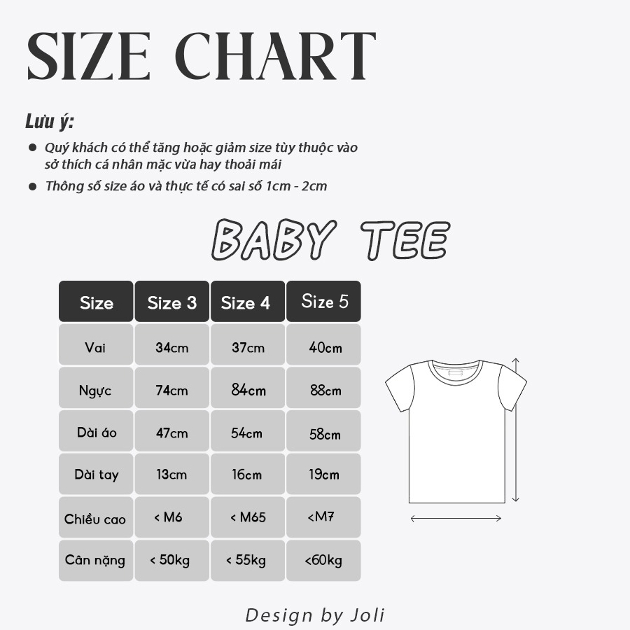 Áo Thun Baby Tee Nữ By JOLI Mã BT BST01 In Hình Chất Cotton Co Giãn Thoáng Mát Phong Cách Hàn Quốc J Joli Trendy | BigBuy360 - bigbuy360.vn