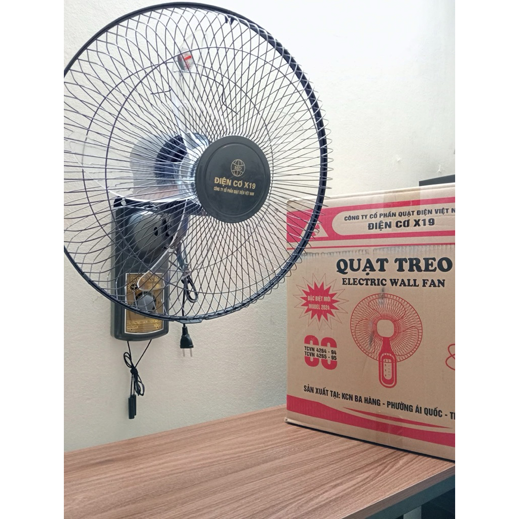 Quạt treo tường điện cơ X19 B400 và B450 (Bảo hành 12 Tháng)