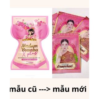 Viên uống tăng vòng 1 Madam busaba nở ngực tăng vòng 1 săn chắc ngực chống chảy xệ hồng nhũ hoa, se khít,da mịn màng