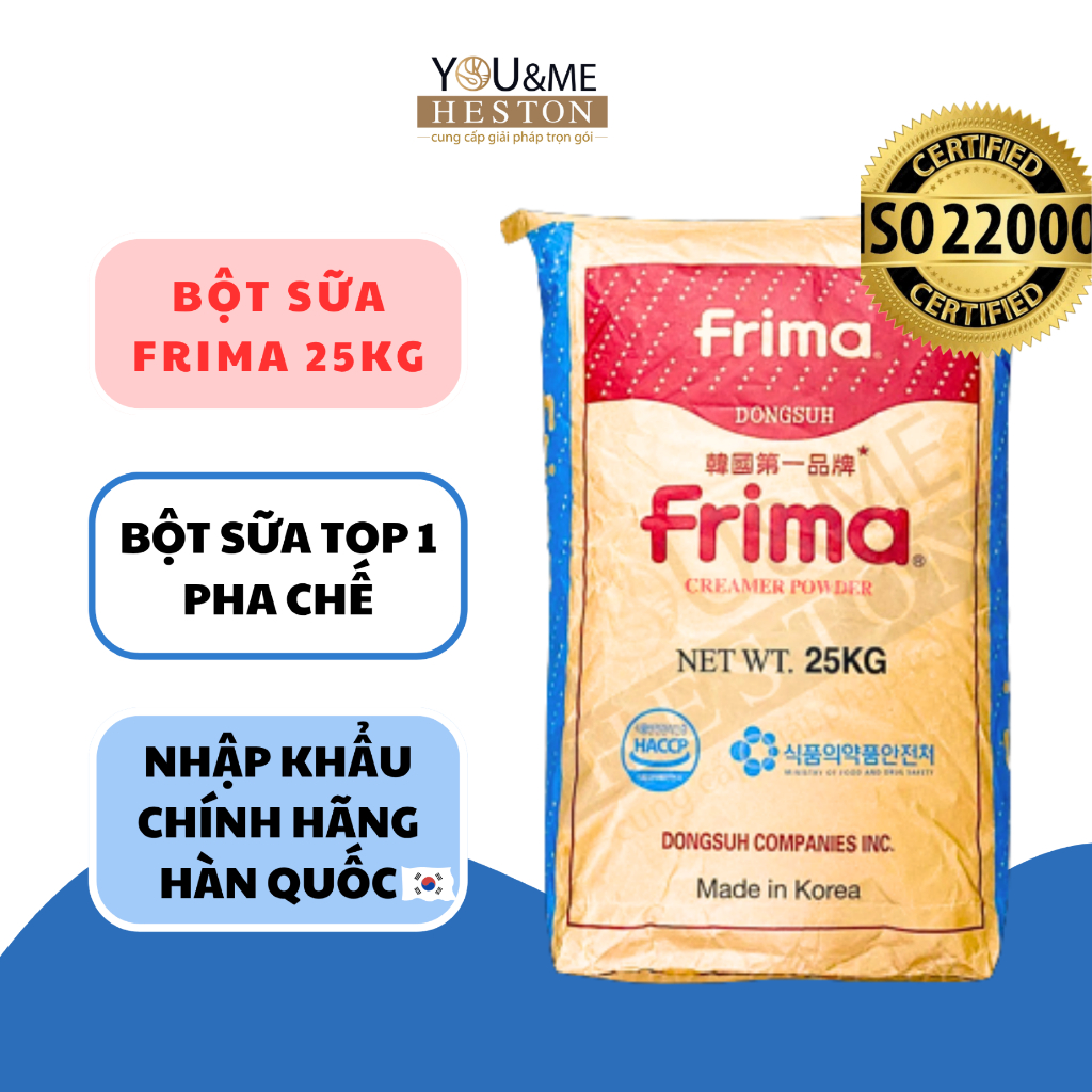 [CHÍNH HÃNG] Bột Sữa Frima Bao 25kg Hàn Quốc