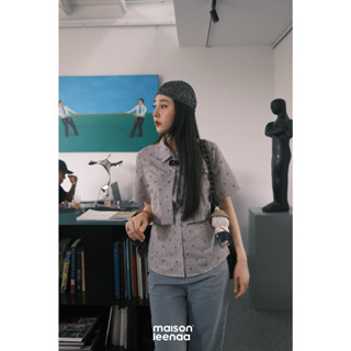 HAPPY SUNDAY SHIRT | MAISON LEENAA, áo sơ mi 2 trong 1